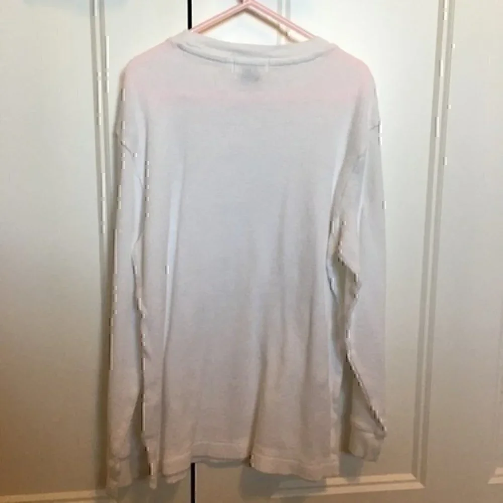 Boys size medium 8 Old Navy white thermal top